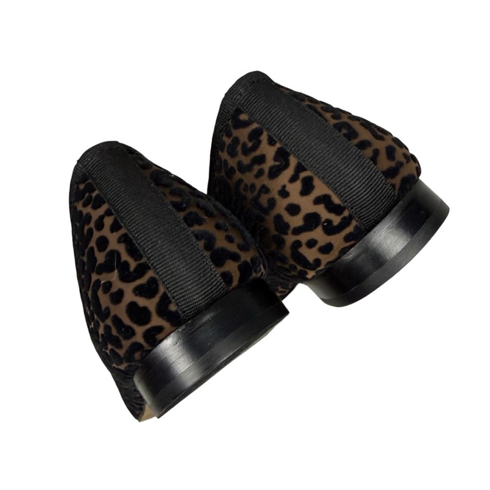 Tuckernuck Velvet Leopard Round Toe Ballet Flats - Picture 5 of 8